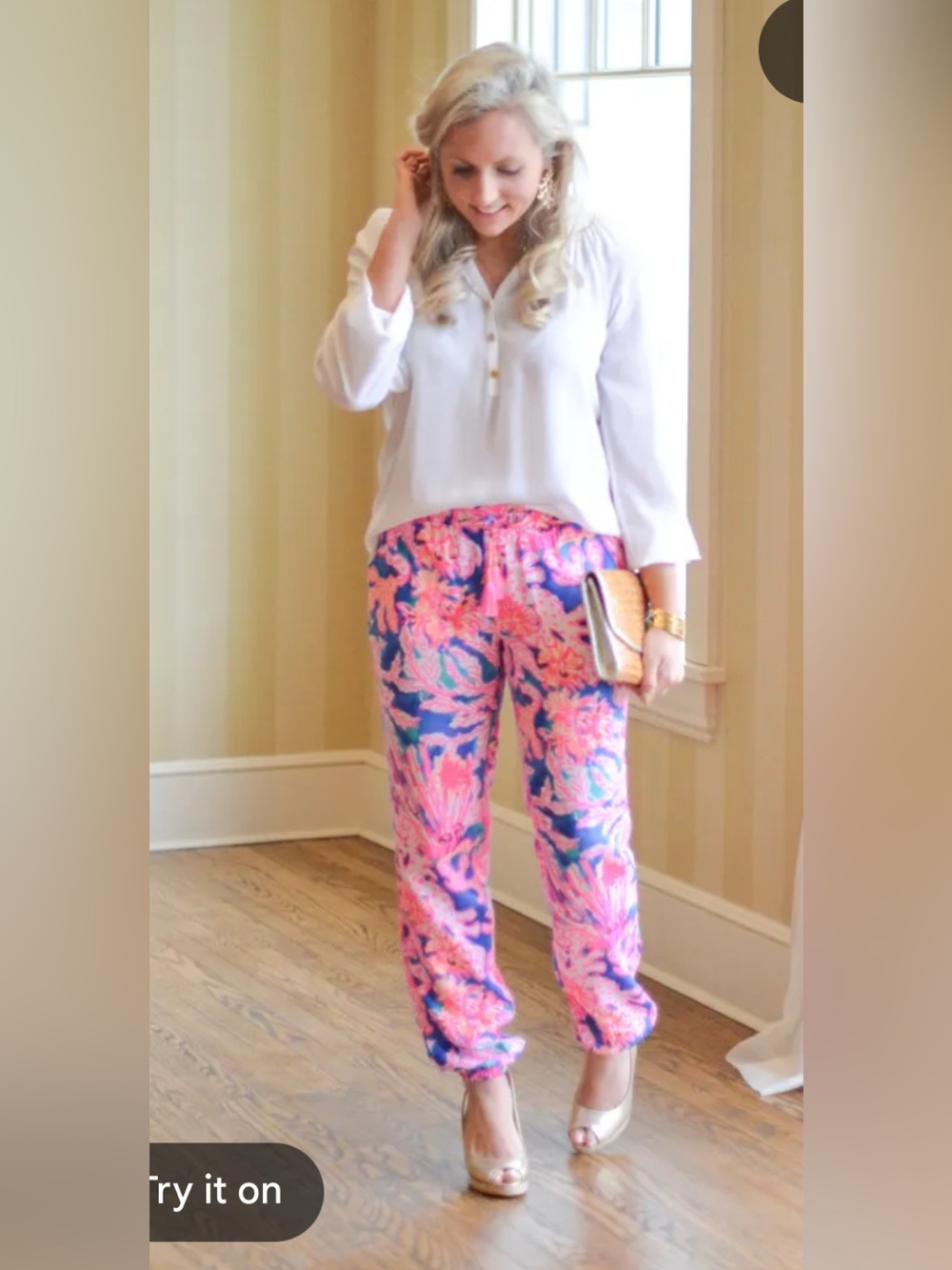 EUC Lilly Pulitzer jogger pants